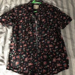 Dravus Floral SS Button-Up Size M